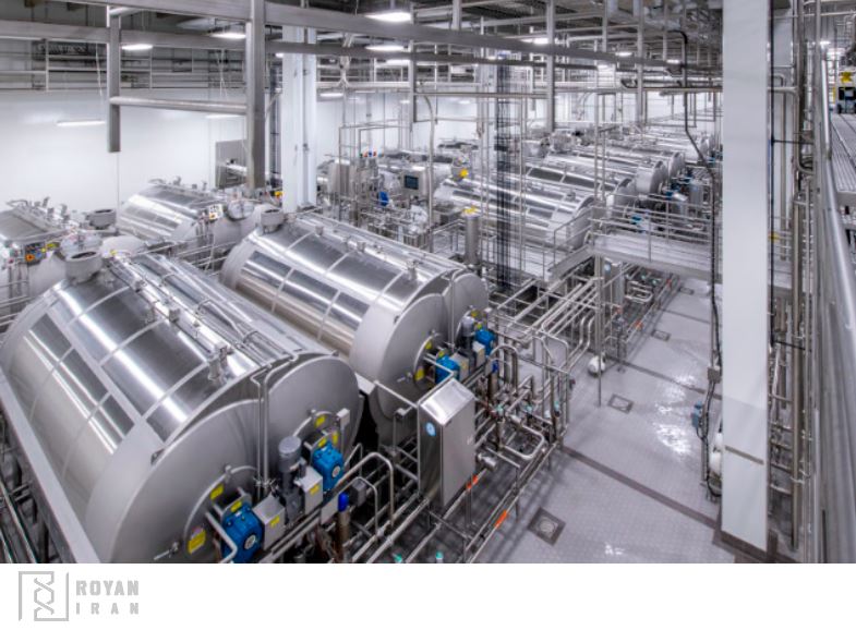 خط تولید شیر و لبنیات