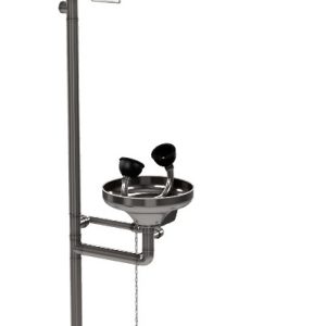 خرید دوش و چشم شوی اضطراری استیل سه کنترل